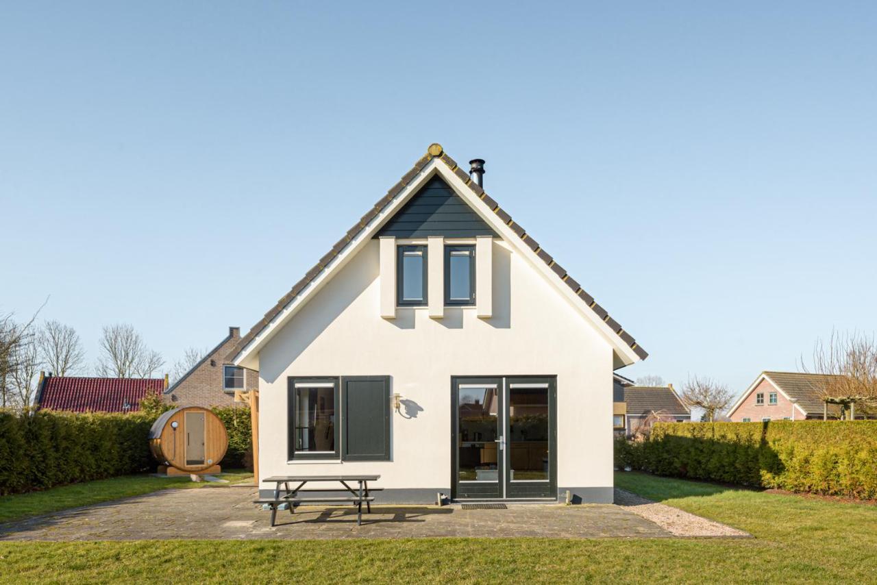 The Frisian Beach House Met Scandinavische Barrel Sauna Villa Tzummarum ภายนอก รูปภาพ